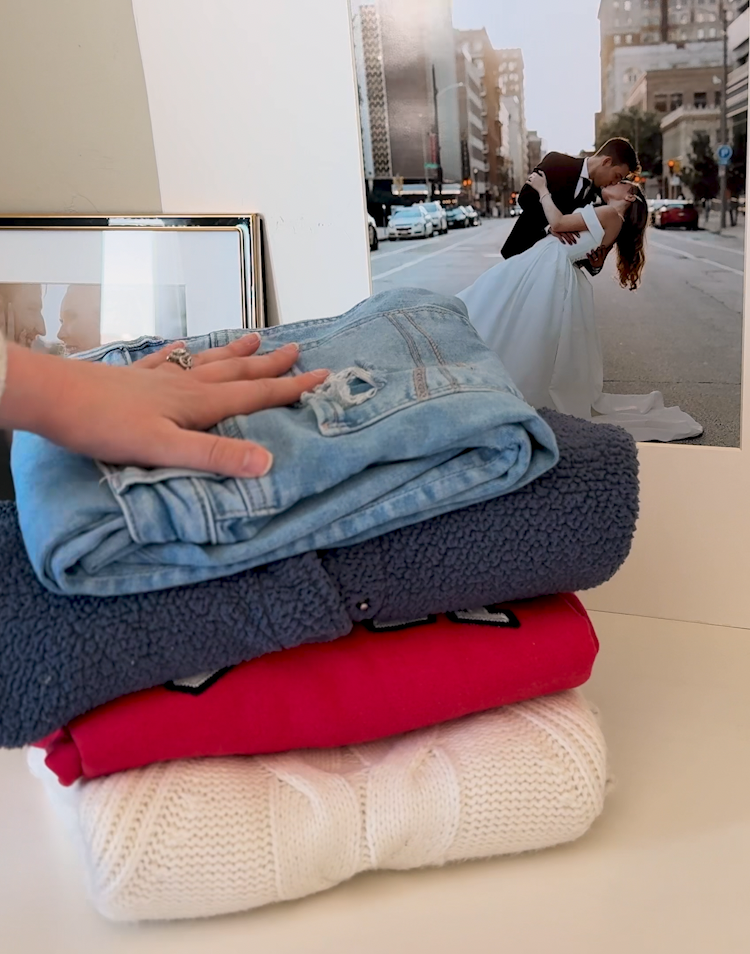 how to pack heavy clothes for travel